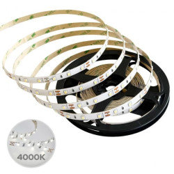Taśma SEKRO LED 9,6W/m NW barwa neutralna, DC 12V, 60led/m, CRI80, IP56, silikon, 4000K, 5 m rolka, EDO777706