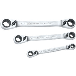 Teng 6503RX Multi Ratchet Ring Spanner Set of 3 8-19mm