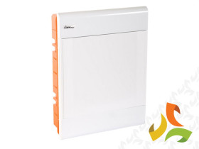Rozdzielnica podtynkowa 24 modułowa 2x12M drzwi pełne IP40 SRp-24/B (N+PE) 2.15 ELEKTRO-PLAST