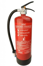 Gaśnica / Urządzenie gaśnicze do gaszenia baterii litowych i akumulatorów - 6 L + wieszak