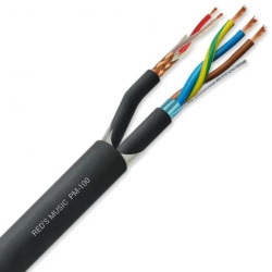 Kabel zasilająco-mikrofonowy (2x0,23mm² / 3x1,5mm²) - PM-100 /100m/