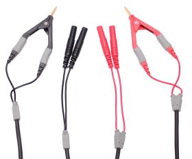 Przewody pomiarowe GA1TL214 z krokodylami Kelvina do miliomomierza