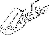 Molex 8520123 Styk zaciskany, 1 szt.