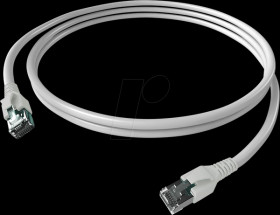 CP1KWBWBW0015 Cat.6a patch cable, S/FTP, FlexBoot, white, 1.5 m