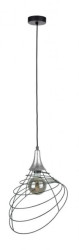 Lampa wisząca nowoczesna loftowa 1xE27 ENYO SILVER