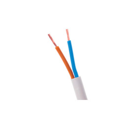 Przewód OMYP 300V 2x1,5mm Płaski Biały H03VVH2-F