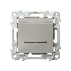 SZAFIR Łącznik hotelowy z podświetleniem pomarańczowym kaszmirowy beż ŁP-15ZS/m/83