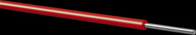 ETFE-wire wrap wire, 7Y ETFE, 0.21 mm², AWG 24, red, outer Ø 1.01 mm, 370102408