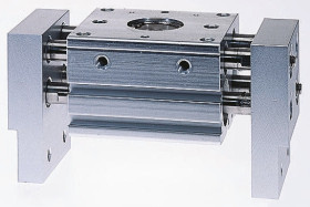 Chwytak pneumatyczny, palce: 2, Podwójna, M5 x 0,8, Równoległy, 0,6 MPa