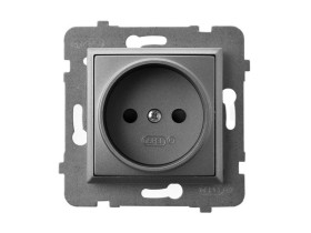 ARIA Gniazdo pojedyncze szary mat GP-1U/m/70 OSPEL
