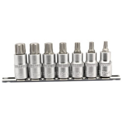 Draper Expert 16341 1/2&quot; Sq. Dr. TX-STAR&#xAE; Plus Socket Bit Set (7 Piece)
