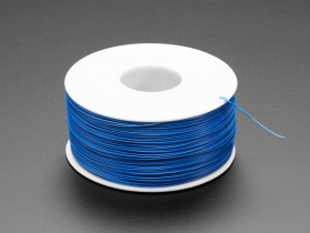 "Wire Wrap" Thin Prototyping & Repair Wire - 200m 30AWG Blue
