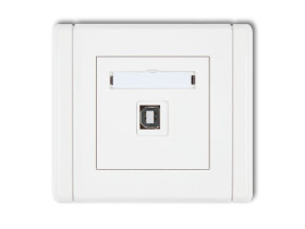 FLEXI Gniazdo USB-AB 2.0 biały FGUSB-3 KARLIK