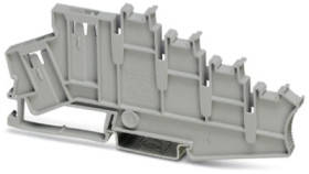 Flange terminal, grey