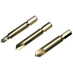 Berger &amp; Schr&#xF6;ter 813226 Screw Extractor Set 3 Bit Sizes for Versatile Use