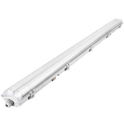 Oprawa sufitowa hermetyczna 120cm lampa 230V z tubami LED 2x36W 3600lm IP65 barwa CW biała zimna MASTER LED