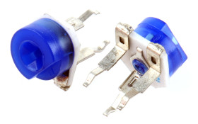 Potencjometr dostrojczy 500Ω THT 0.2W Regulacja górna