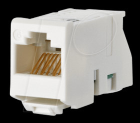 130909-I UAE modul Cat.6 Jack T568A pure white RAL9010
