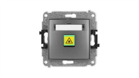 Icon Mechanizm Gniazda Światłowodowego/Optycznego Pojedynczego Grafitowy...