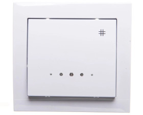 KIER Łącznik krzyżowy z podświetleniem biały ŁP-4WS/00