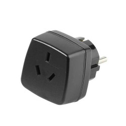 Adapter podr.wt.PL-gn.AUS/Chiny Przejściówka czarna VIVANCO