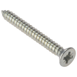 ForgeFix STCSK1128ZP Self Tapping Screw Pozi CSK ZP 1.1/2 x 8 Box 200