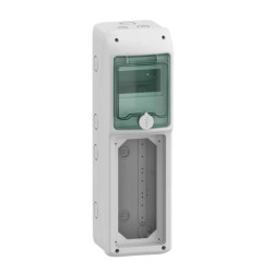 Rozdzielnica 1x5 natynkowa Mureva IP65 do podłączenia gniazd gMRV-1-5-NT-T/9 1 otwór 103x225mm 13185