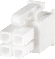 TE Connectivity Obudowa złącza pin żeńskiego na kabel VAL-U-LOK Ilość pinów 2 Wymiary siatki: 4.20 mm 1586019-2 1 szt.