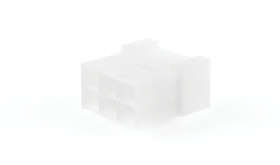 Obudowa do konektorów zaciskanych 6.35mm Wtyczka 6-pinowe Naturalny 22.9mm