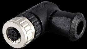 43-00096 SAL M12 x 1, 4-pin, socket, angled