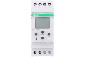 Zegar sterujący cyfrowy 16A astronomiczny jednokanałowy z programowalną przerwą nocną 24-264V AC/DC PCZ-525.2