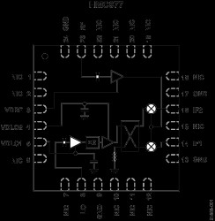 GaAs, MMIC, I/Q, Downconverter, 20 GHz to 28 GHz
