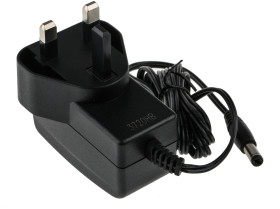 Adapter AC/DC Uwy 12V dc Iwy 1A Złącze 2,1 x 5,5 x 12 mm, biegun dodatni w środku 12W typ wtyczki: Typ G
