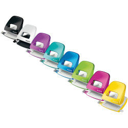 Leitz Hole Punch WOW 50081095 Metal 2-Hole 30-Sheet Capacity Black