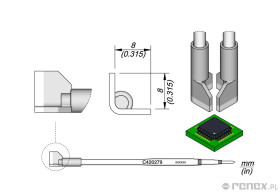 Grot C420279 do termopęsety JBC HT420 i AT420
