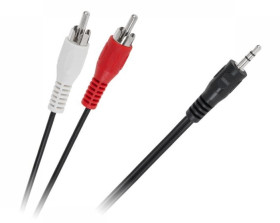 Przyłącze Jack 3.5 stereo - 2xRCA - 5m