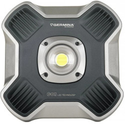 Projektor LED przenośny akumulatorowy 10W 2000lm 6500K szary IPX4 GW-0026