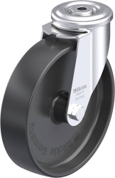 Blickle 580548 LER-PP 200G Rolka obrotowa z blachy stalowej Średnica koła: 200 mm Maksymalne obciążenie: 300 kg 1 szt.