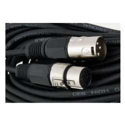 Kabel mikrofonowy XLR 15m Wt/Gn Wtyk-Gniazdo, Vitalco MK02