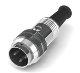 Złącze DIN 3 -pinowe Męski Montaż na kablu M16 100 V