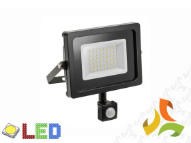 Naświetlacz LED z czujnikiem ruchu iNEXT 230V 20W 1600lm 6400K IP65 czarny LD-INEXT20W-64 GTV