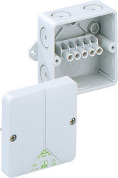 Puszka elektroinstalacyjna ścienna Polistyren 87 x 87 x 52mm Szary IP66 Günther Spelsberg