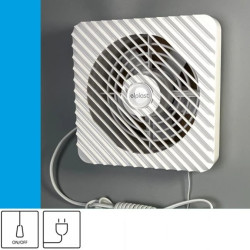 Wentylator domowy Zefir 150 przewód z wtyczką, fi 150 mm, kolor biały