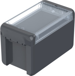 PC enclosure, (L x W x H) 151 x 80 x 90 mm, graphite gray (RAL 7024), IP66, 96023134