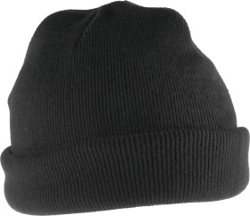 Czapka wywijana Czapka Akryl Czarny RS PRO