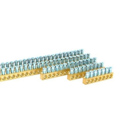 Listwa zaciskowa mosiężna BB142-10, 142 - tory, 1,5-16mm2, 63A, 1m MAD0142E21