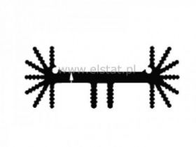 Radiator 25 x 50 x 20mm czerniony TO218