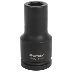 Sealey IS3419D Impact Socket 19mm Deep 3/4&quot;Sq Drive