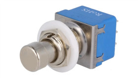 Przełącznik Przyciskany Poz 2 3Pdt 2A/250Vac Off-On O12,2Mm Fc71101