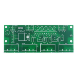 Przedwzmacniacz stereo z regulacją barwy dźwięku - PCB do projektu AVT 5745